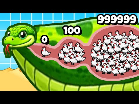 ЭВОЛЮЦИЯ ЗМЕИ ПОЖИРАТЕЛЯ на МАКСИМАЛЬНЫЙ УРОВЕНЬ!