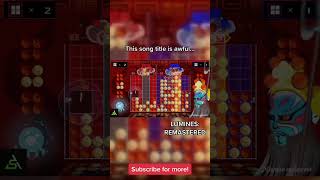 LUMINES: REMASTERED. So questionable. #gaming #shorts #steamachievements