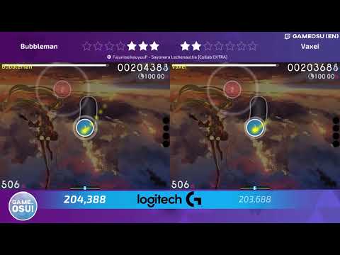 Bubbleman vs Vaxei INSANE DOUBLE FC on Sayonara Lechenaultia [Collab EXTRA]