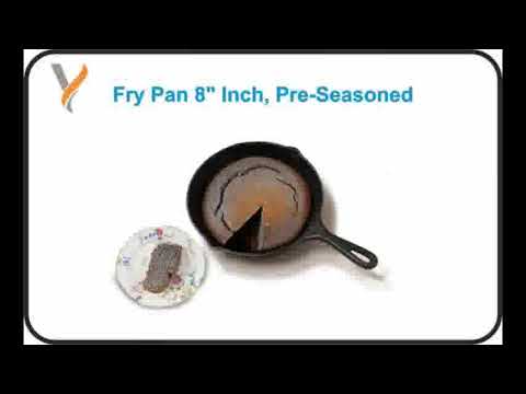 Cast Iron Fry Pan Grilled