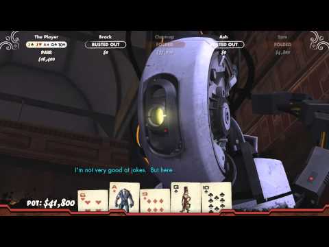 Poker Night 2: GLaDOS tells Brock Samson a Joke