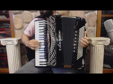 SEREBALGOLDBK - Black Serenellini Balkan Gold Piano Accordion Binci LMMH 41 120 $10499