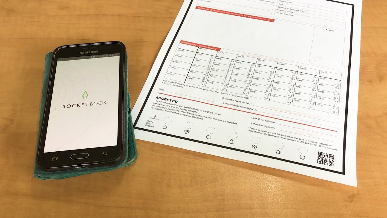 Rocketbook App Set Up and Scanning Tutorial
