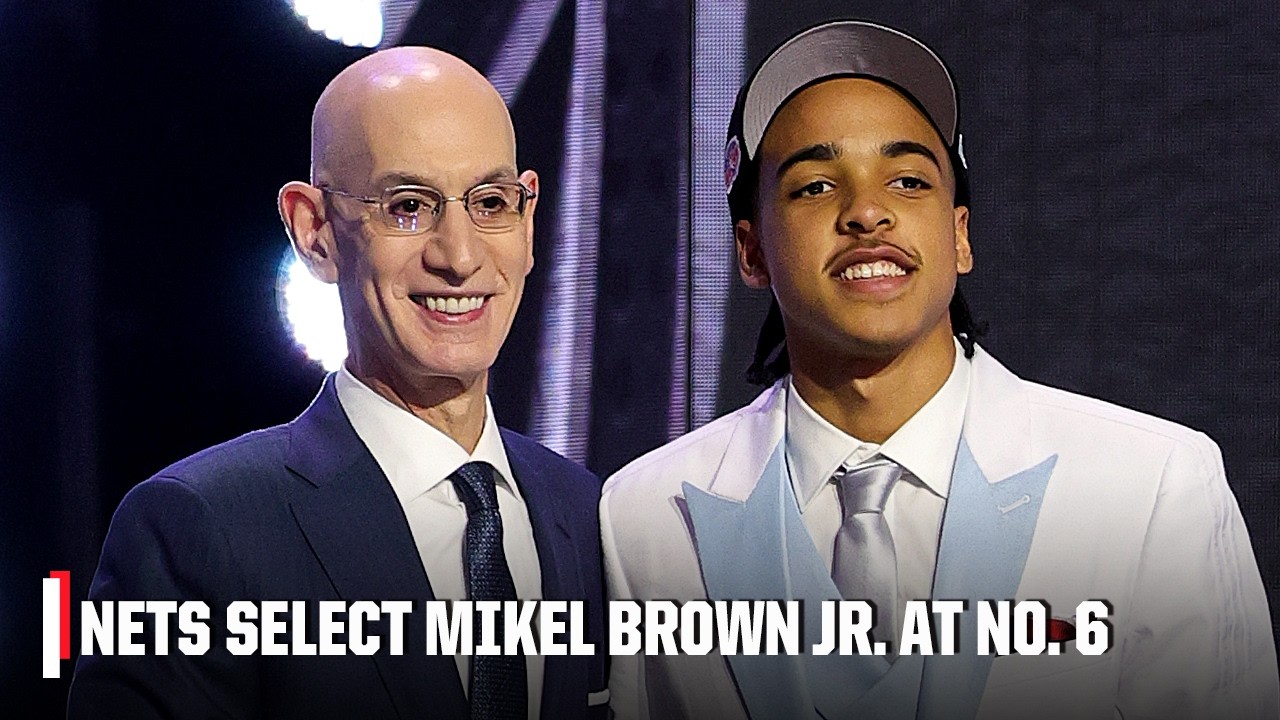 Brooklyn Nets pick Mikel Brown Jr. with 6th overall pick | 2026 NBA Draft