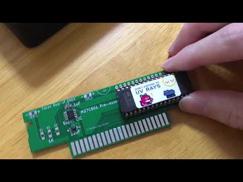 Making UV-EPROM Cartridge of My SNES Homebrew Program