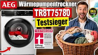 AEG TR8T75780 Testsieger: Lohnt sich der aeg Wärmepumpentrockner Serie 8000 wirklich?