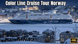 4K Tour inside Color Line Cruise from Oslo Norway to Kiel Germany