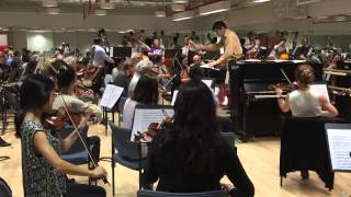 Rimsky-Korsakov: Fantasy on Serbian Themes, UN Symphony in rehearsal