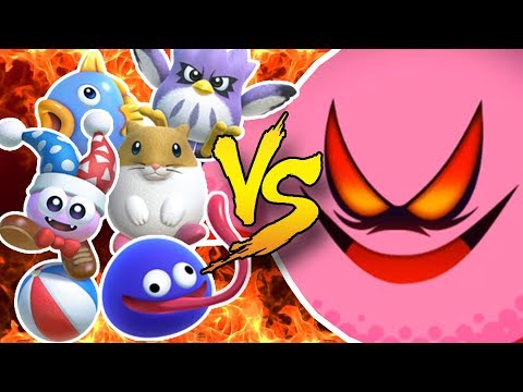 Kirby, Marx, Gooey, Rick, Kine, & Coo VS SECRET FINAL BOSS! [Soul Melter]