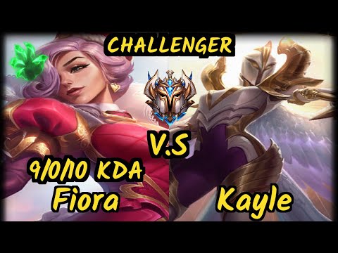 Satorius (FIORA) vs KAYLE - 9/0/10 KDA TOP CHALLENGER GAMEPLAY - EUW