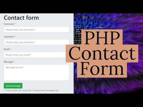 How to Create A PHP Contact Form | PHP Tutorial