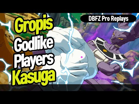 【DBFZ】 Gropis vs Kasuga, EU Level Godlike players 【DBFZ Pro Replays】
