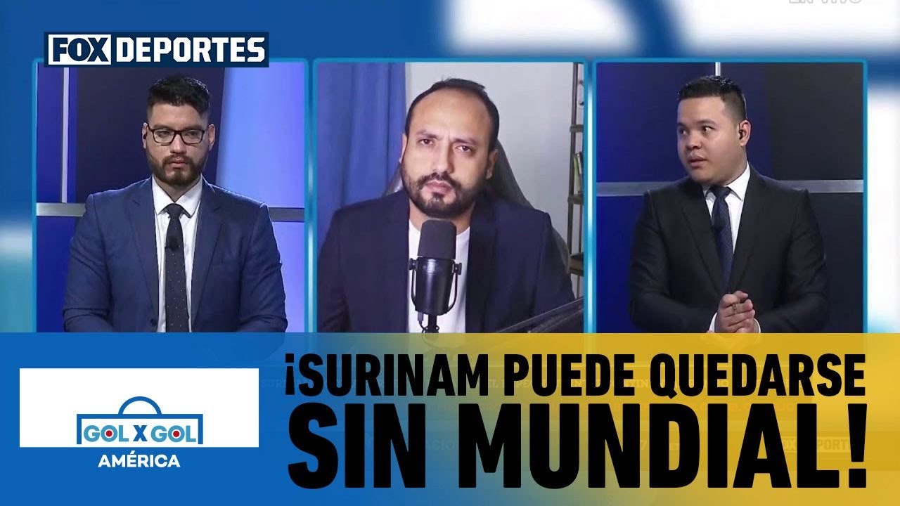 😱⚽ ¿SURINAME PIERDE EL REPECHAJE? Está en serio riesgo de quedarse fuera | GolXGol