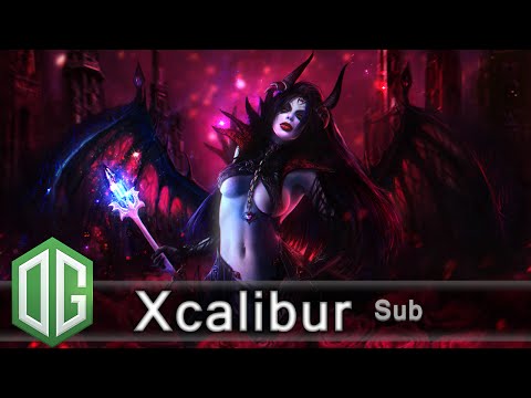 OG.Xcalibur Queen of Pain Gameplay - Ranked Match - OG Dota 2