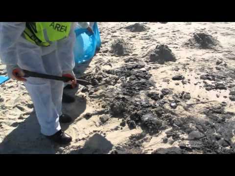 Oil spill at Cape Town beauty spot