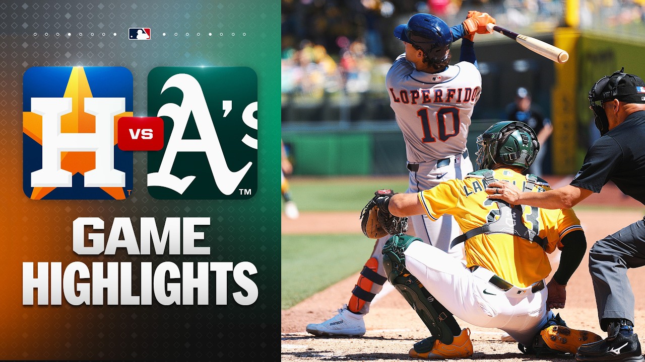 Astros vs. A's Game Highlights (4/4/26) | MLB Highlights