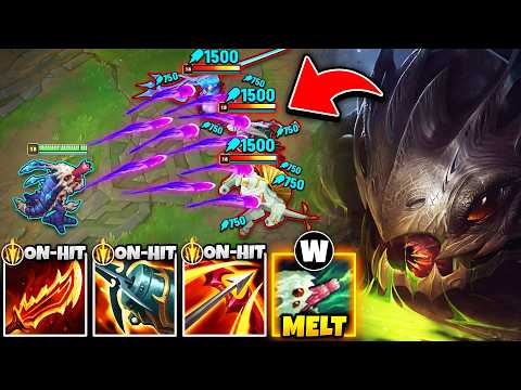 Kog'Maw but I'm a literal Photon Cannon that melts your whole team (3.00+ ATTACK SPEED)