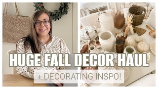 FALL DECORATING IDEAS | HUGE FALL DECOR HAUL 2022 | COZY, NEUTRAL, THRIFTED FALL DECOR