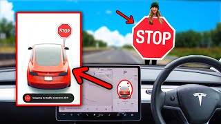 Will Tesla Autopilot STOP if you wear a Stop Sign Costume?