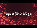 හසුනක ලීවාට Lyrics Video ප්‍රින්ස් උදය ප්‍රි�