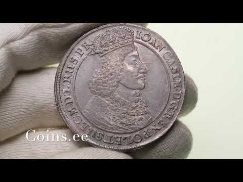Poland / Danzig Taler 1649 GRJohann Casimir (1648-68), NGC - Top Pop, NGC AU 58