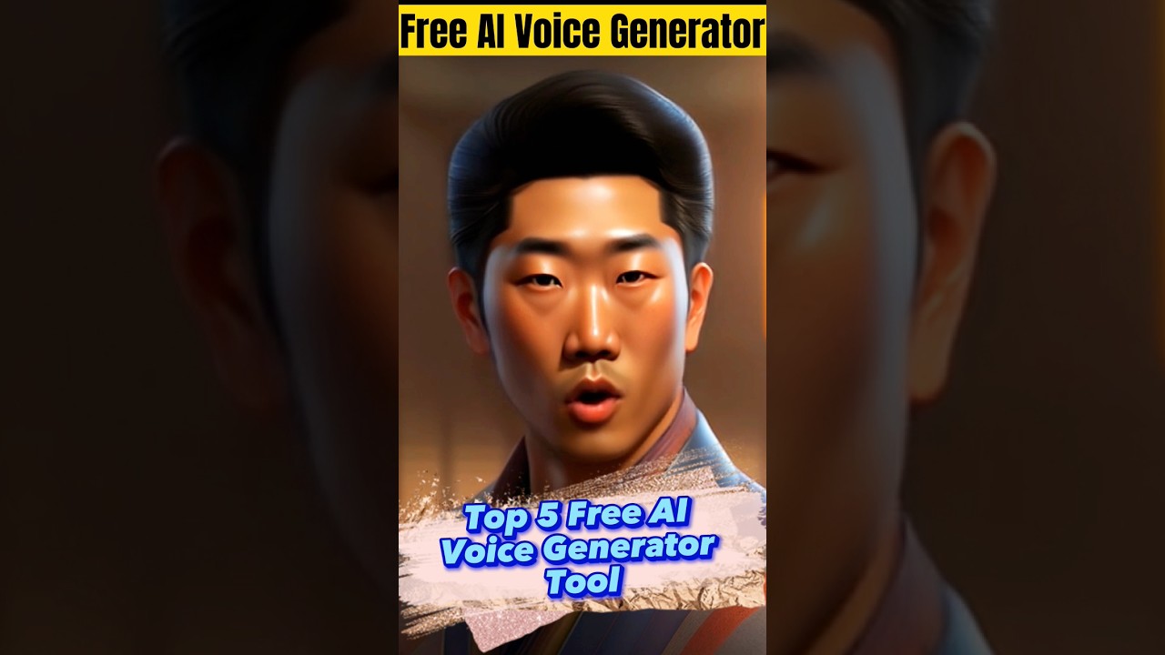 TOP 5 FREE AI Voice-Over Generators | AI Text to Speech for YouTube Videos