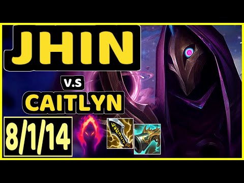 SHORTHOP (JHIN) vs CAITLYN - 8/1/14 KDA BOTTOM ADC GAMEPLAY - NA Ranked MASTER
