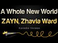 ZAYN, Zhavia Ward - A Whole New World (Karaoke Version)