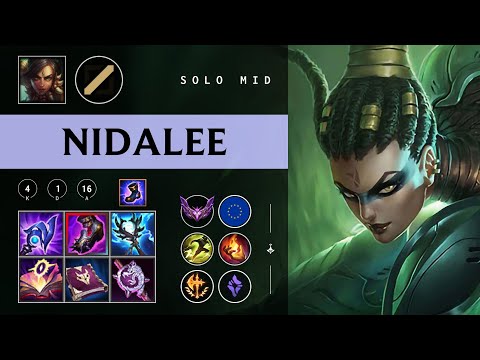 Nidalee Mid vs Syndra - EUW Master Patch 26.01