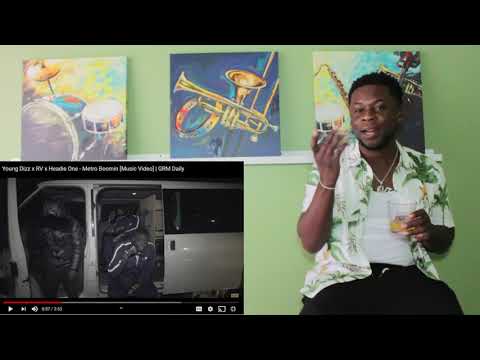 (American Reaction) Young Dizz x RV x Headie One - Metro Boomin (Music Video)