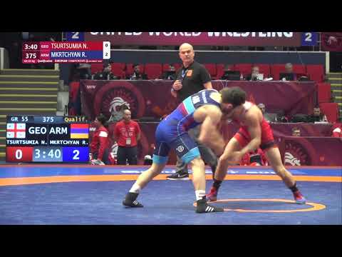 Qual. GR - 55 kg: N. TSURTSUMIA (GEO) v. R. MKRTCHYAN (ARM)