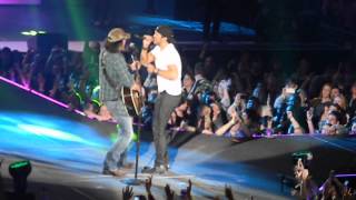 Luke Bryan & David Lee Murphy "Dust On The Bottle" Morgantown, WV (3/24/13)