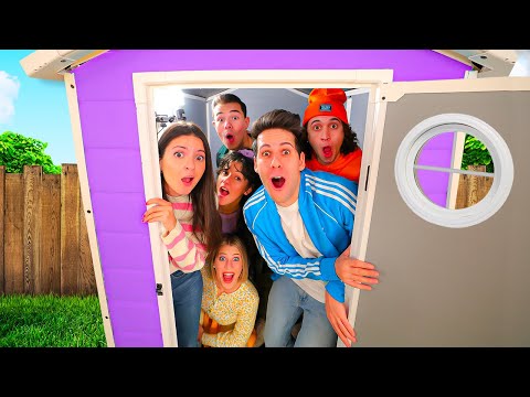 24 ORE NELLA CASA PIÙ PICCOLA DEL MONDO CON I NOSTRI AMICI!!