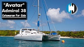 Walkthrough of a 2010 Admiral 38 Sailing Catamaran | "Avatar" FOR SALE IN GRENADA