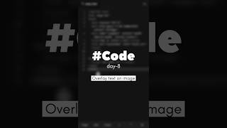 Download lagu Overlay text on image in CSS 😀😁#100daysofcode #webdevelopment #frontend mp3