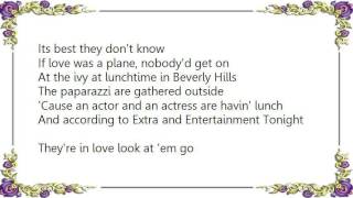 Brad Paisley - If Love Was a Plane Lyrics