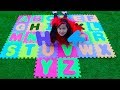 Jannie Pretend Play Learn Alphabet to the English ABC Song