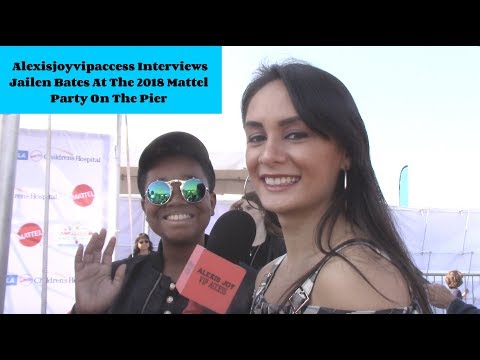 Jailen Bates Interview With Alexisjoyvipaccess At The 2018 Mattel Party On The Pier