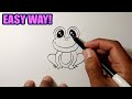 How to draw animals for beginners | Frog cute simple
