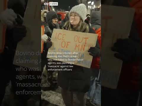 Protesters target US border patrol chief's hotel