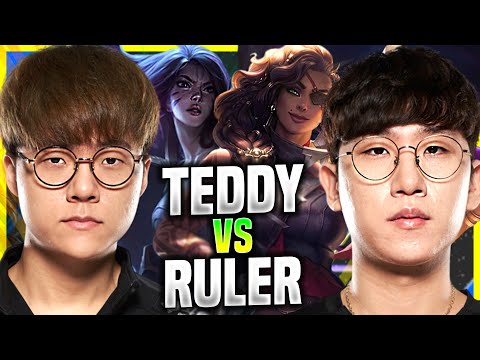 T1 TEDDY VS GEN RULER! - T1 Teddy Plays Kai'Sa ADC vs GEN Ruler Samira! | Preseason 11