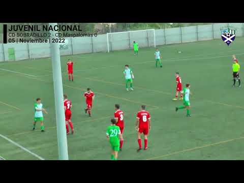 Fútbol Juvenil Nacional. CD. Sobradillo - UD Maspalomas. Temporada 2022-2023