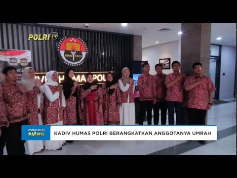 KADIV HUMAS POLRI LEPAS KEBERANGKATAN ANGGOTA DIV HUMAS UNTUK IBADAH UMROH