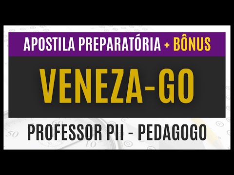 Apostila para Professor PII - Pedagogo (Concurso Nova Veneza-GO 2025)