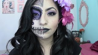 Ideas Geniales De Maquillaje De Catrin Catrina Para Hombres Maquillaje Halloween Media Cara Tutorial Con El Paso A Paso