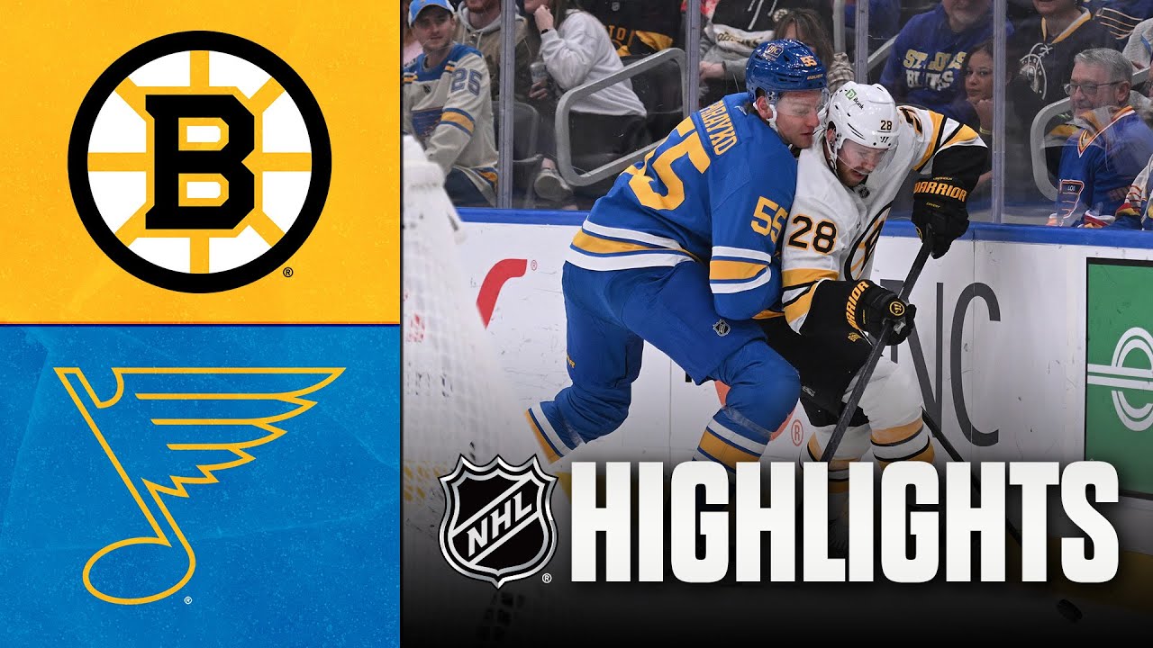 Bruins vs. Blues | NHL Highlights | December 09, 2025