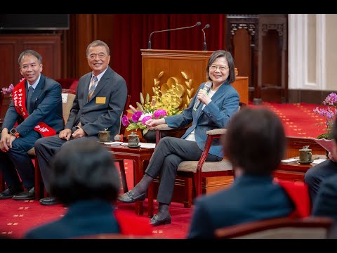總統接見「國際同濟會台灣總會理監事首席及全國十大傑出農業專家」
