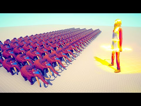 GOD ZEUS vs ARMY OF UNITS - Totally Accurate Battle Simulator TABS