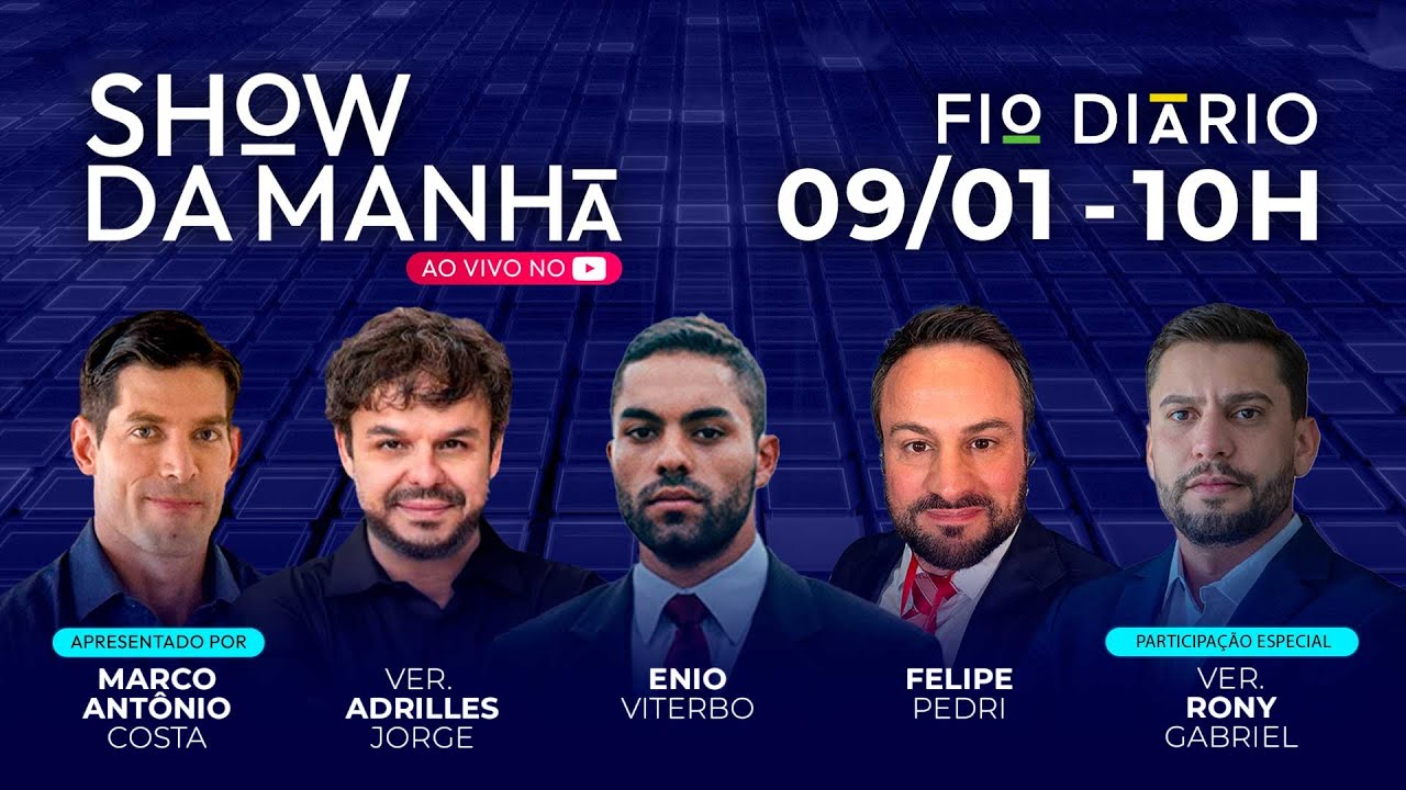 SHOW DA MANHÃ: URGENTE - MORAES É DENUNCIADO POR MEDIDA CONTRA BOLSONARO - 09/01/2026