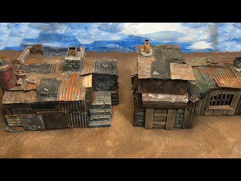 How I made 40k Shacks
